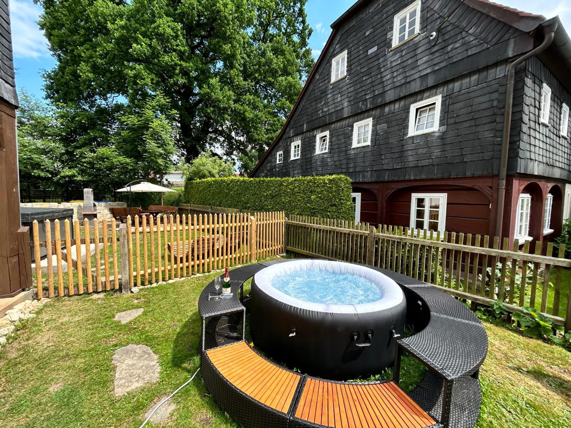 Fewo Frushi Mit Whirlpool, Infrarotsauna Großschönau Exterior foto